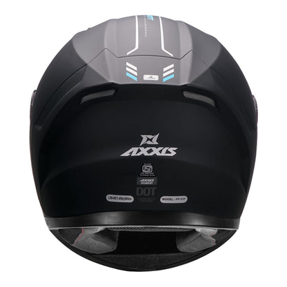 Axxis Segment Solid Black (Matt) Helmet