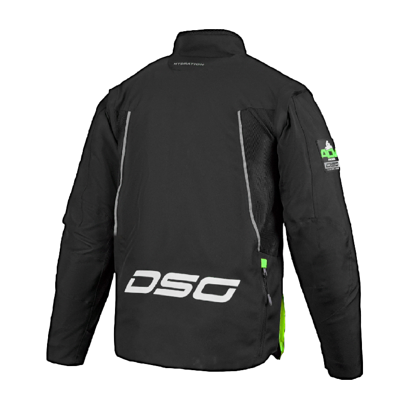 DSG Adv Riding Jacket Black Yellow Fluo