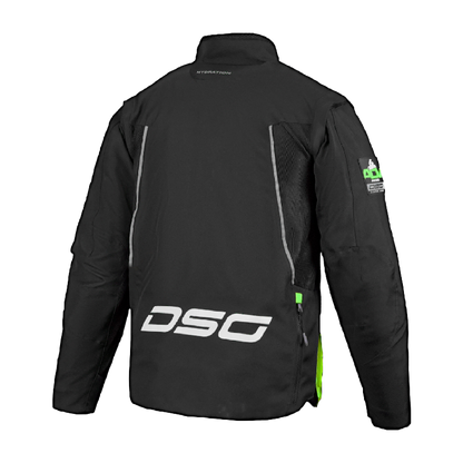 DSG Adv Riding Jacket Black Yellow Fluo