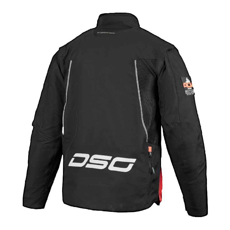 DSG Adv Riding Jacket Black Orange