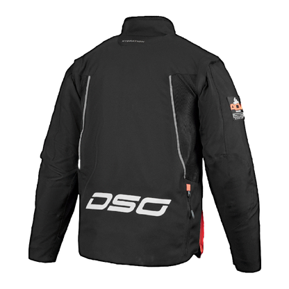 DSG Adv Riding Jacket Black Orange