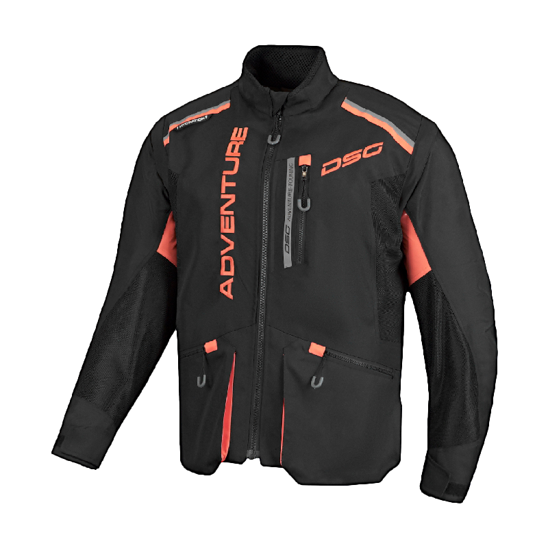 DSG Adv Riding Jacket Black Orange