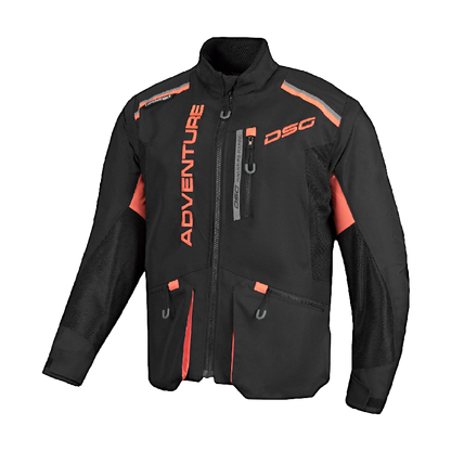 DSG Adv Riding Jacket Black Orange