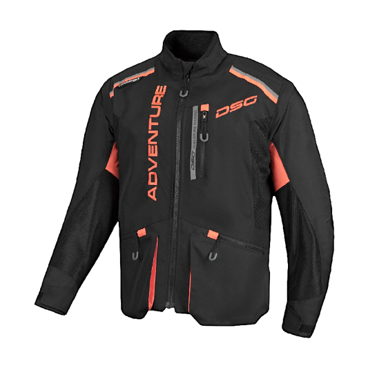 DSG Adv Riding Jacket Black Orange