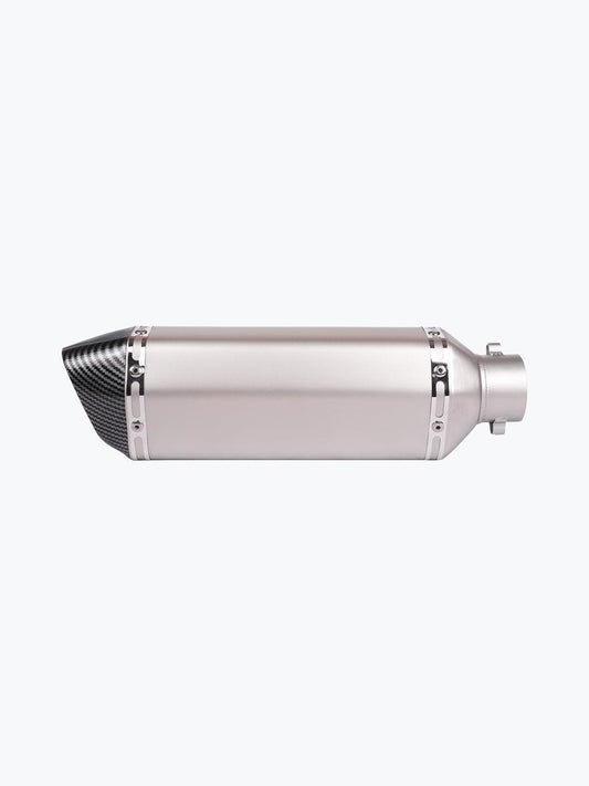 Akrapovic Exhaust End Carbon Silver