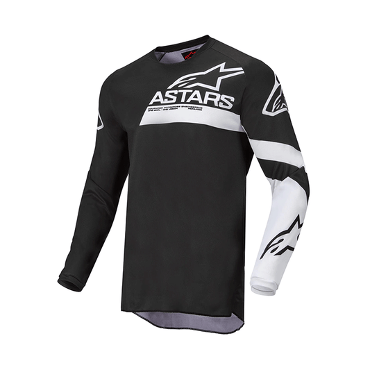 Alpinestars Fluid Chaser Jersey: Black White