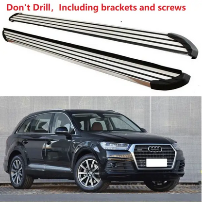 Aluminum for Audi Q7 2016-2023 Running Board Side Step Nerf Bar Pedal