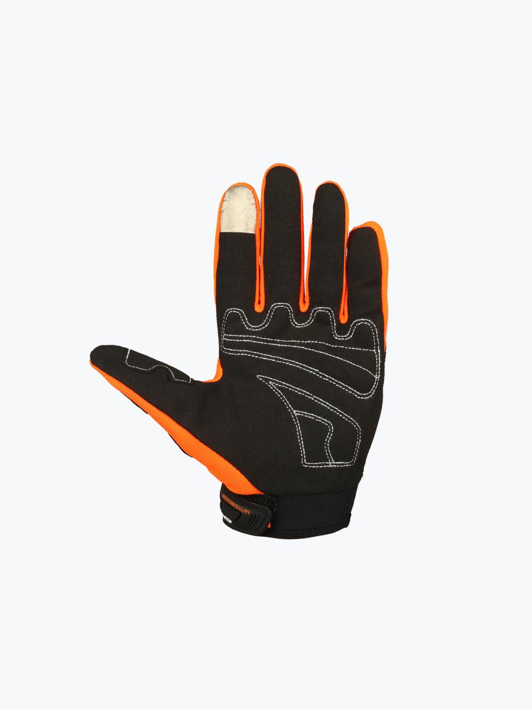 AXE Racing Gloves St09 Black Orange