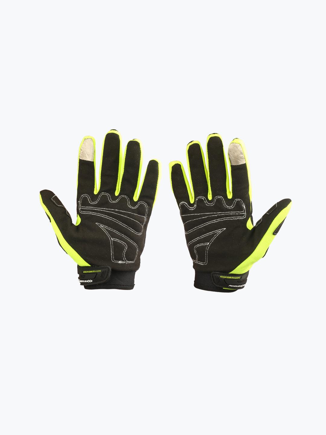 AXE Racing Gloves ST09 Black Yellow