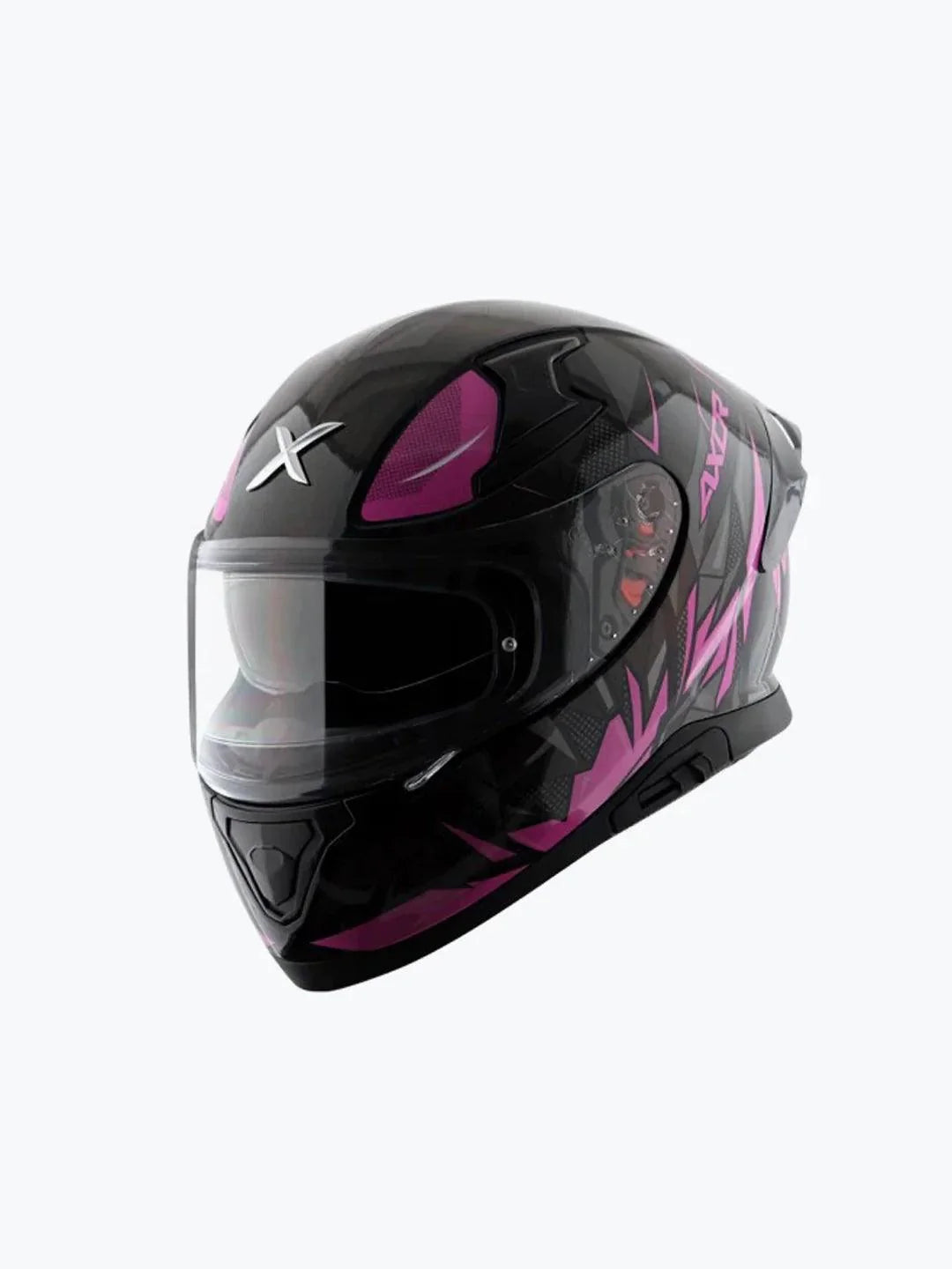 Axor Apex Hunter Gloss Black Pink Helmet L