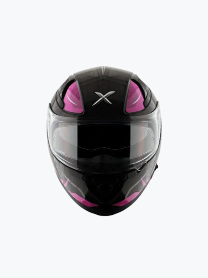 Axor Apex Hunter Gloss Black Pink Helmet L