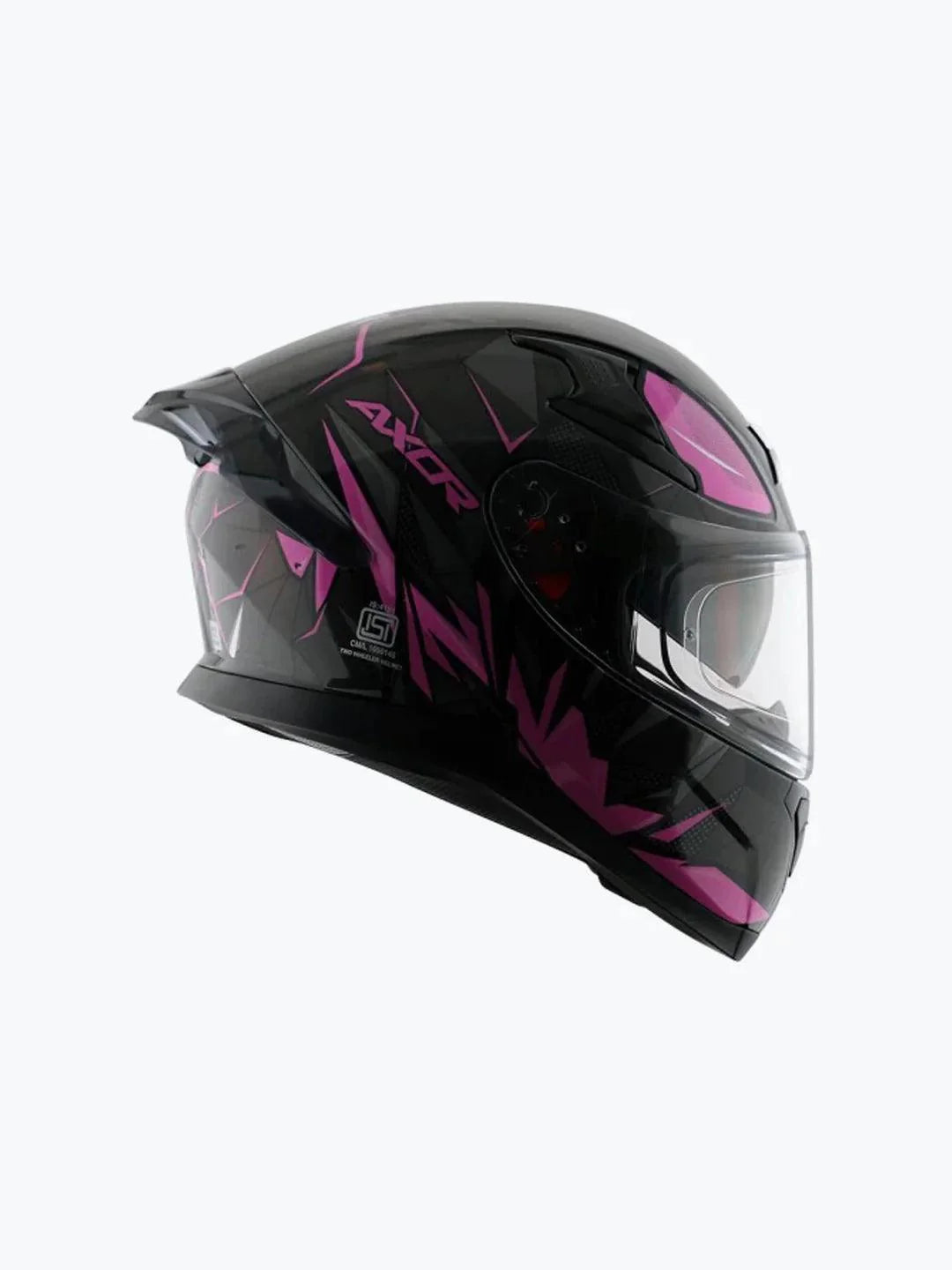 Axor Apex Hunter Gloss Black Pink Helmet L