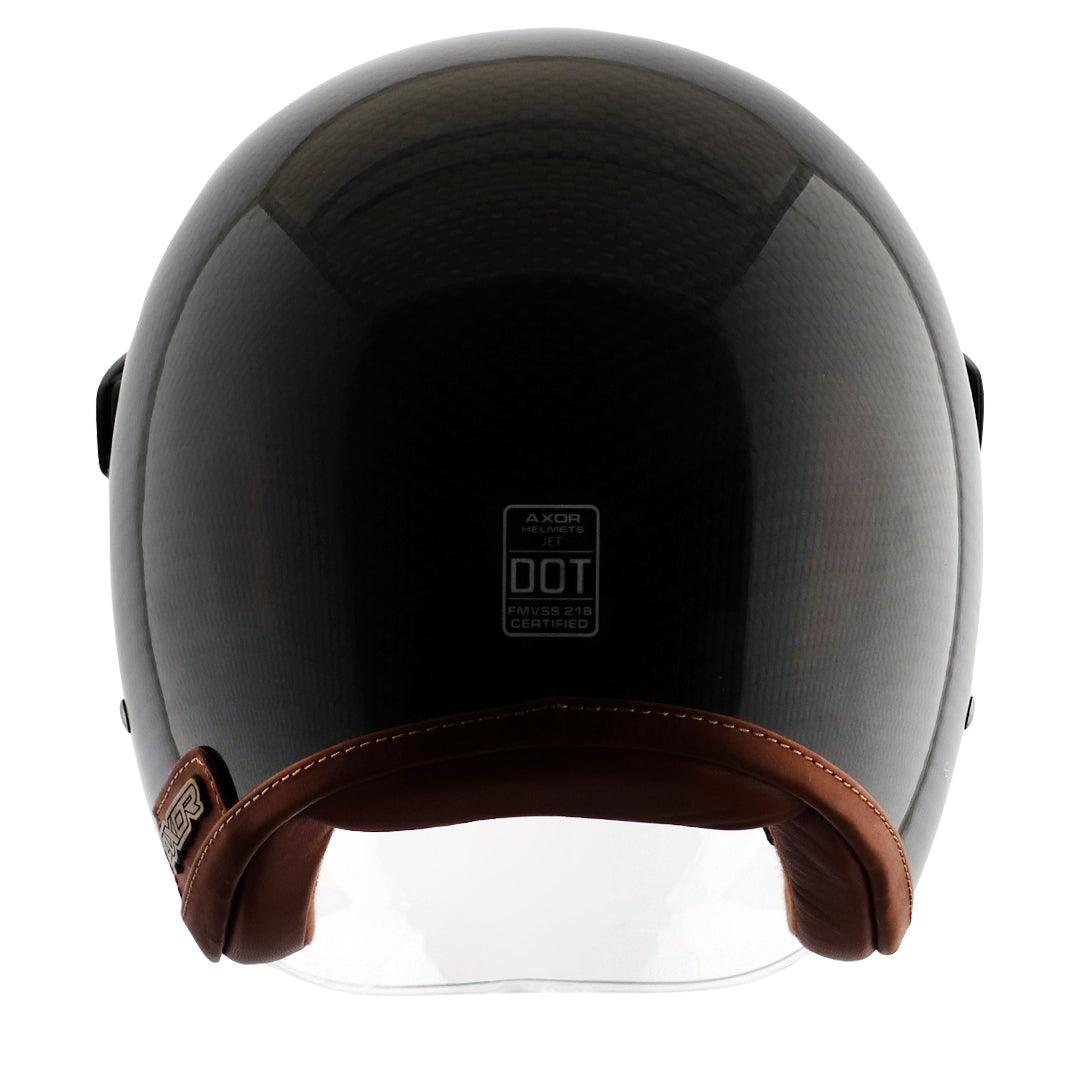 Axor Jet Carbon Small Checks helmet with Bubble Visor