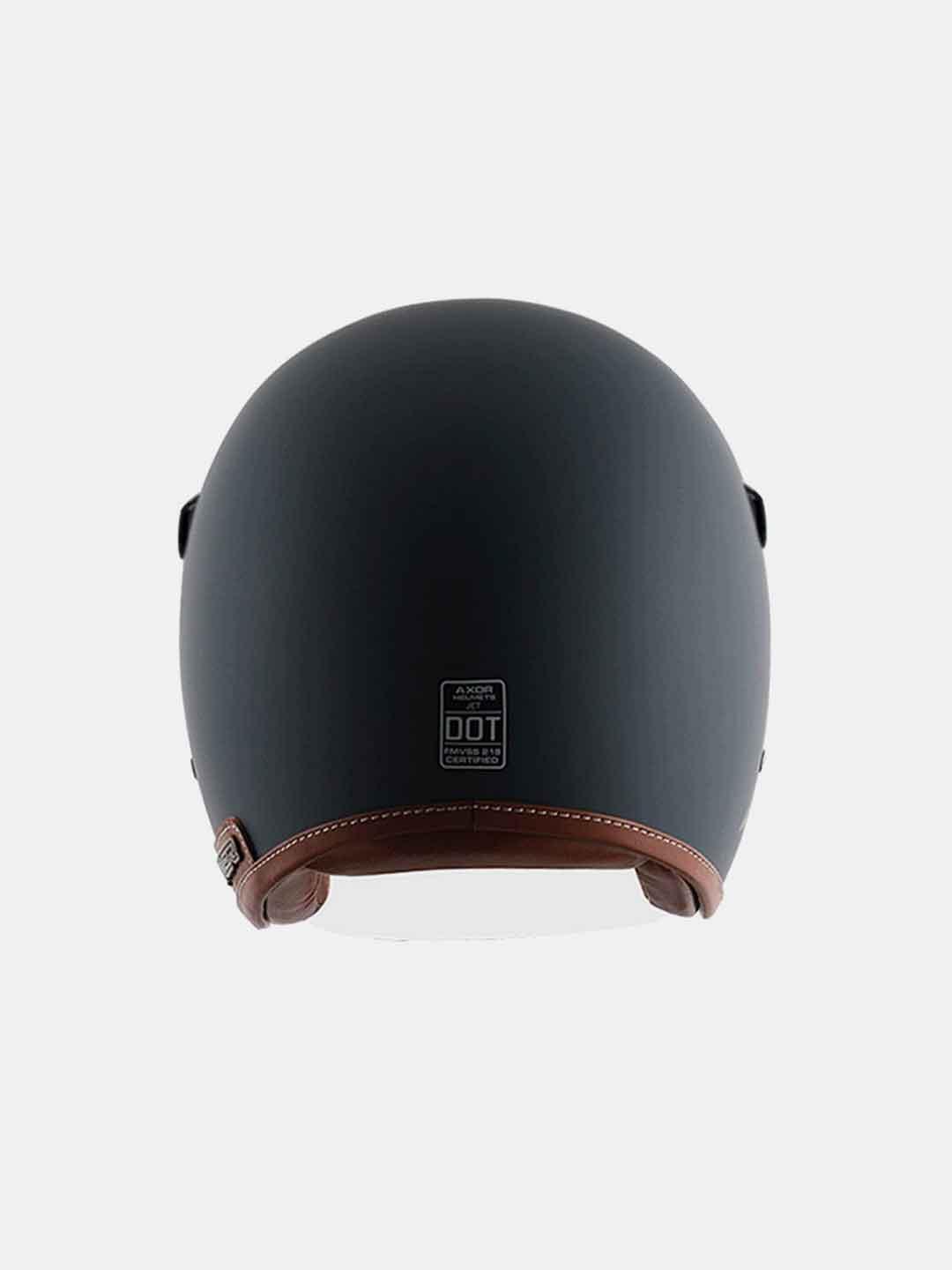 Axor Retro Jet Leather Dull Slate Helmet