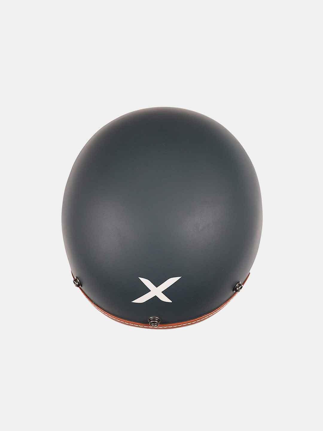 Axor Retro Jet Leather Dull Slate Helmet