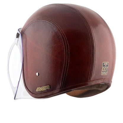 Axor Retro Jet Leather Helmet