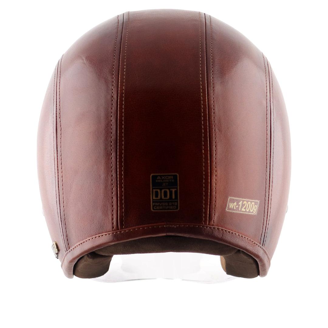 Axor Retro Jet Leather Helmet