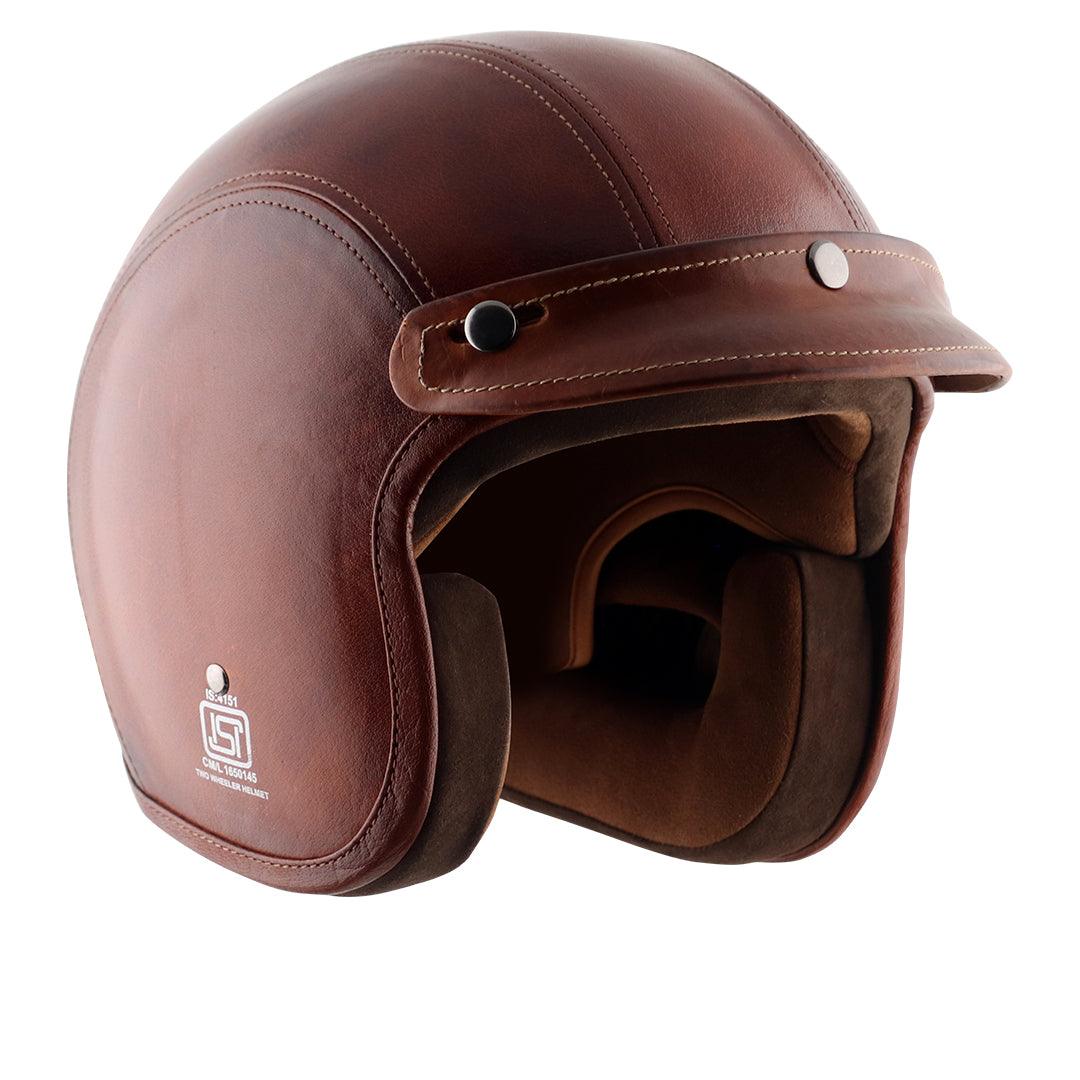 Axor Retro Jet Leather Helmet