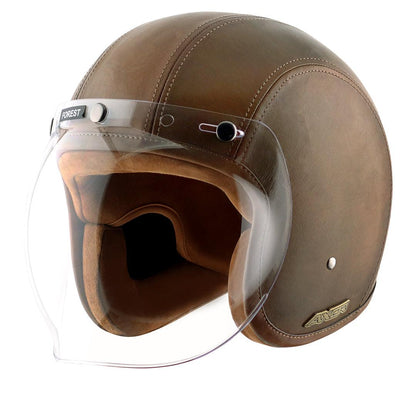 Axor Retro Jet Leather Helmet