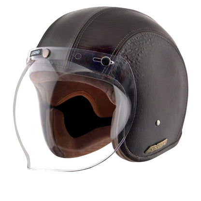 Axor Retro Jet Leather Helmet