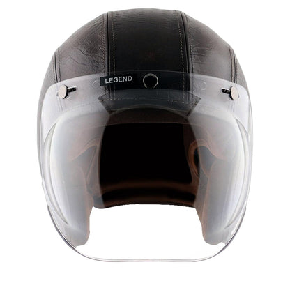 Axor Retro Jet Leather Helmet