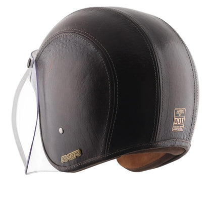 Axor Retro Jet Leather Helmet