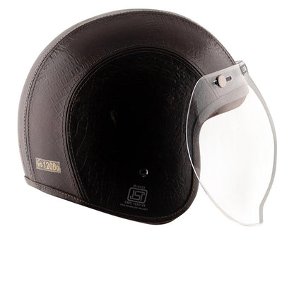 Axor Retro Jet Leather Helmet