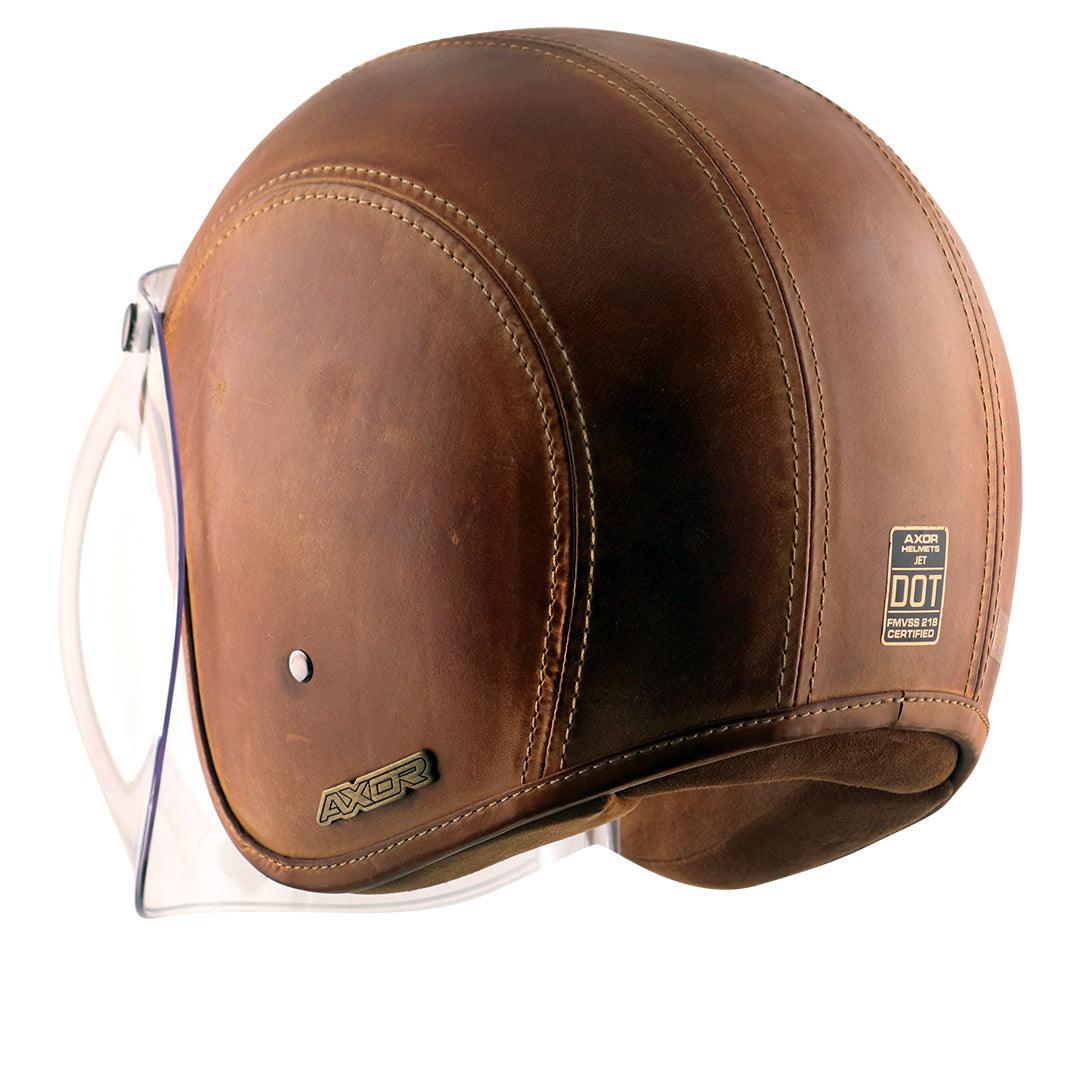 Axor Retro Jet Leather Helmet