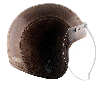 Axor Retro Jet Leather Helmet