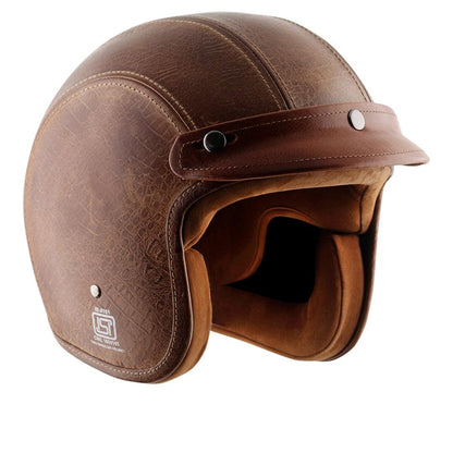 Axor Retro Jet Leather Helmet