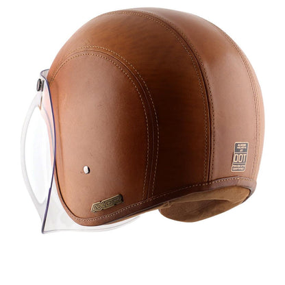 Axor Retro Jet Leather Helmet