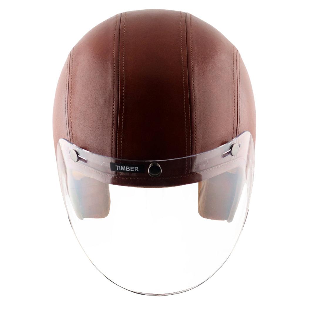 Axor Retro Jet Leather Helmet