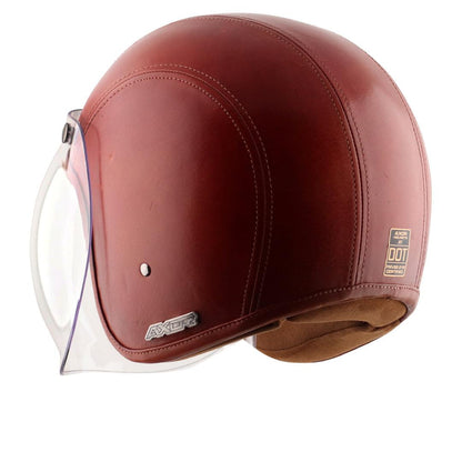 Axor Retro Jet Leather Helmet