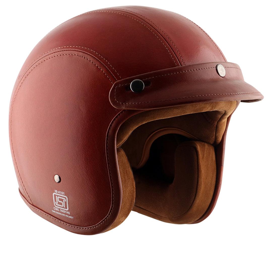 Axor Retro Jet Leather Helmet