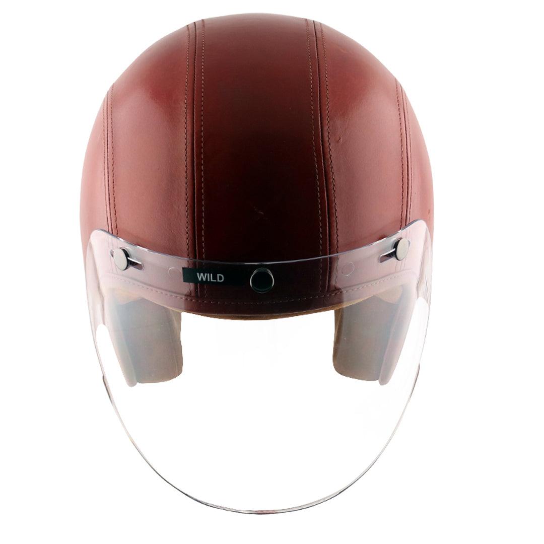 Axor Retro Jet Leather Helmet