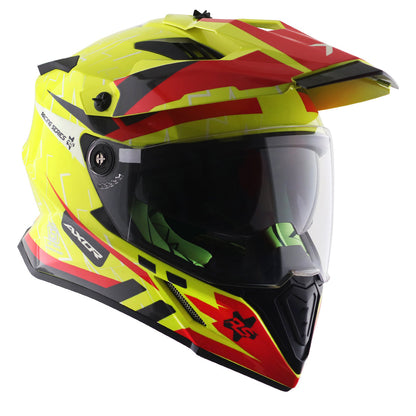 Axor X-Cross Flash Dual Visor Helmet