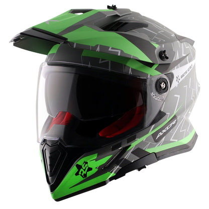 Axor X-Cross Flash Dual Visor Helmet