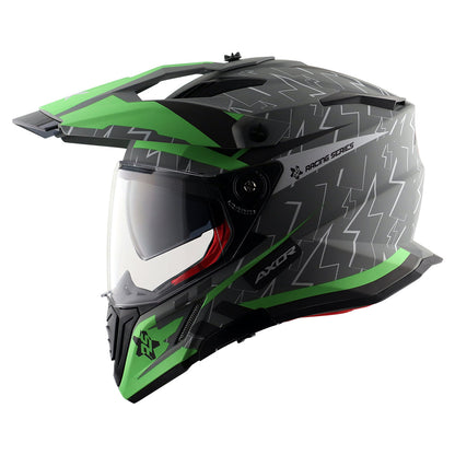 Axor X-Cross Flash Dual Visor Helmet