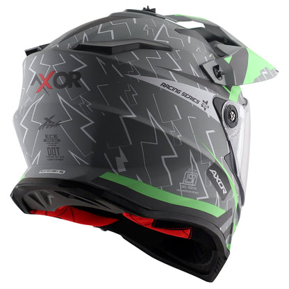 Axor X-Cross Flash Dual Visor Helmet