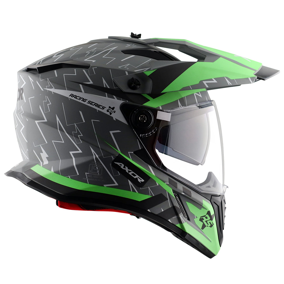 Axor X-Cross Flash Dual Visor Helmet