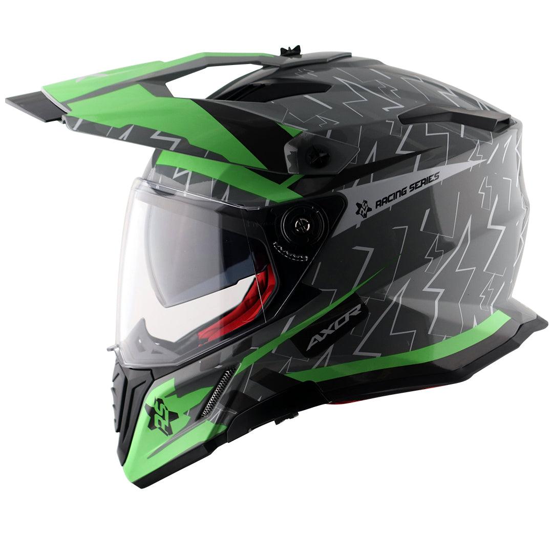 Axor X-Cross Flash Dual Visor Helmet