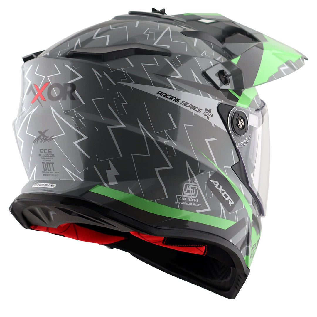 Axor X-Cross Flash Dual Visor Helmet