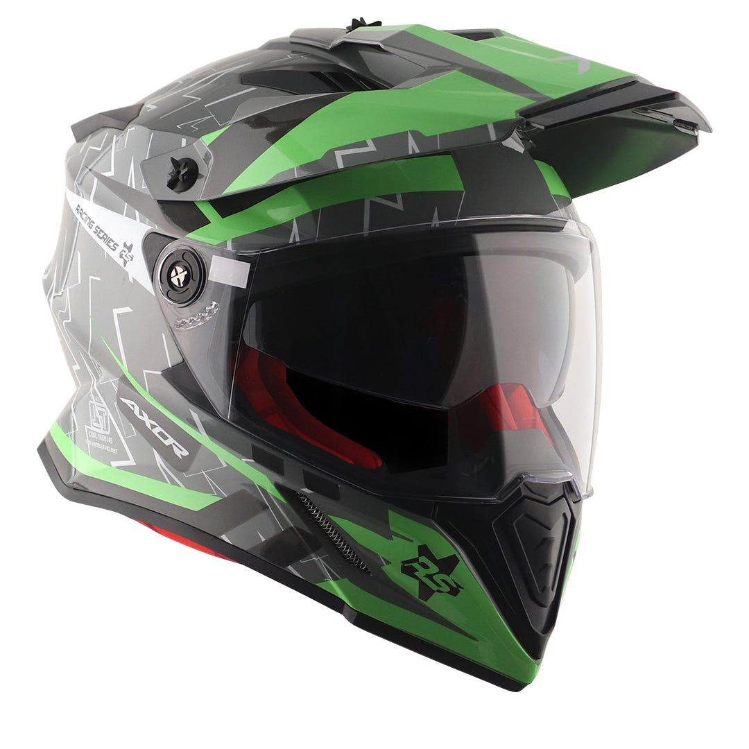 Axor X-Cross Flash Dual Visor Helmet