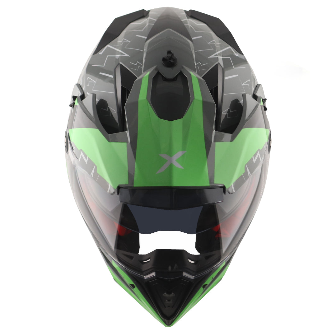 Axor X-Cross Flash Dual Visor Helmet