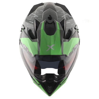 Axor X-Cross Flash Dual Visor Helmet