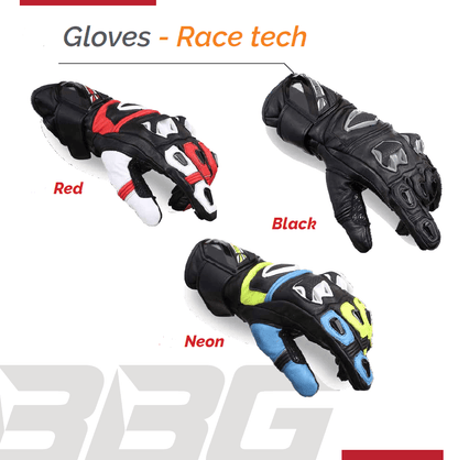 BBG Snell Race Tech Riding Gloves