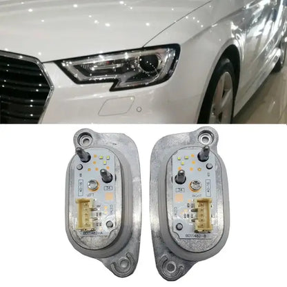 Car Craft Compatible With Audi A3 S3 Rs3 Xenon 2017-2021 Headlight Drl Daytime Running Light Led Light Angel Eyes Control Unit Turn Signal Cornering Indicator Light Module 8v0998473 Left Xenon