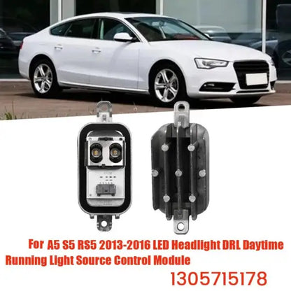 Car Craft Compatible With Audi A5 S5 Rs5 2013-2015 Headlight Drl Daytime Running Light Led Light Angel Eyes Control Unit Turn Signal Cornering Indicator Light Module 1305715178 Xenon