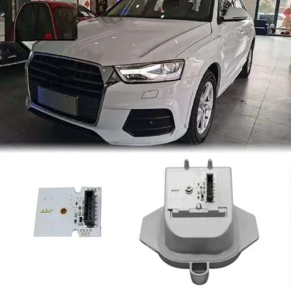 Car Craft Compatible With Audi Q3 Lci 2016-2018 Headlights Drl Daytime Running Light Led Light Angel Eyes Control Unit Module 8u0941475c Right