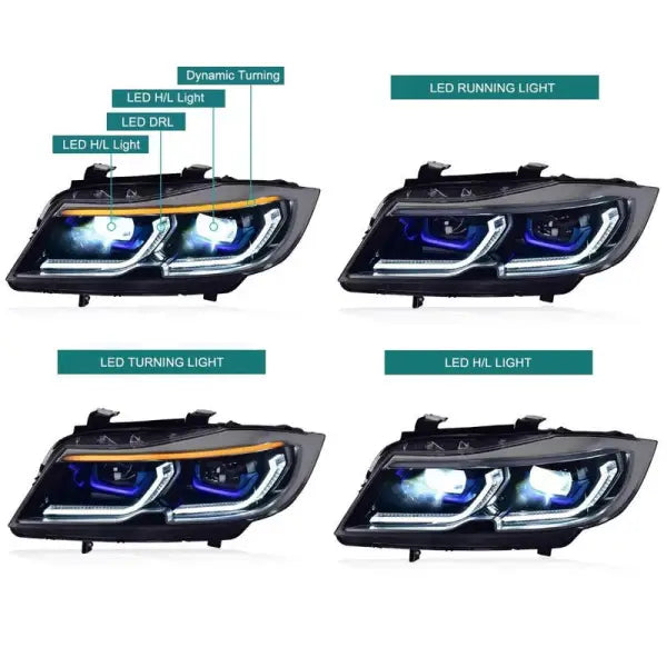 Car Craft Compatible With Bmw 3 Series E90 Lci 2008-2012 G20 Laser Style Headlight Headlamp For Helogen Car